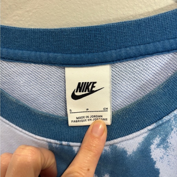 Nike Men's Women’s Sportswear Sport Essentials+ Tie Dye Crewneck Pullover Small - Picture 7 of 8